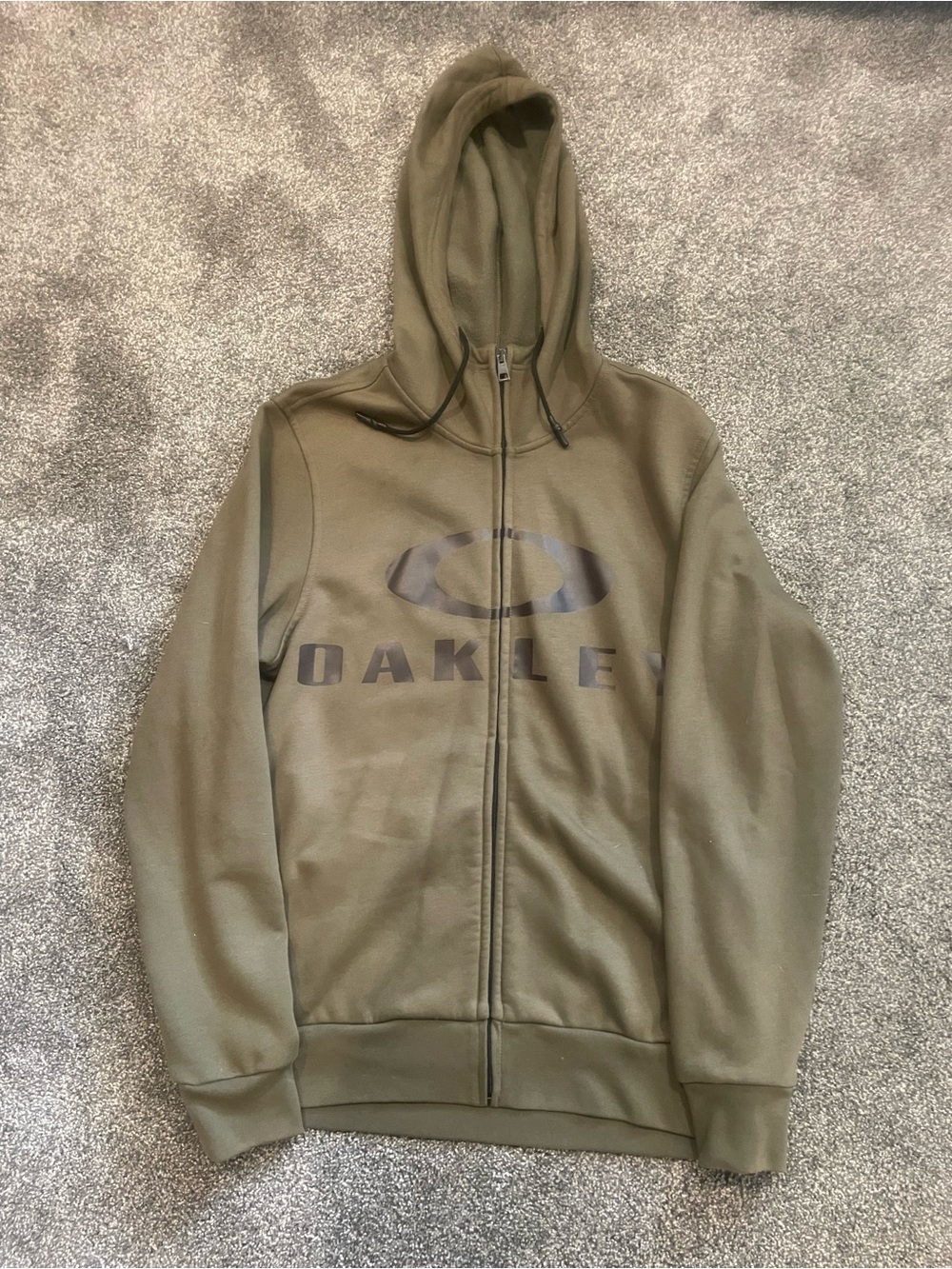 Oakley Olive Green Full-Zip Hoodie Jacket